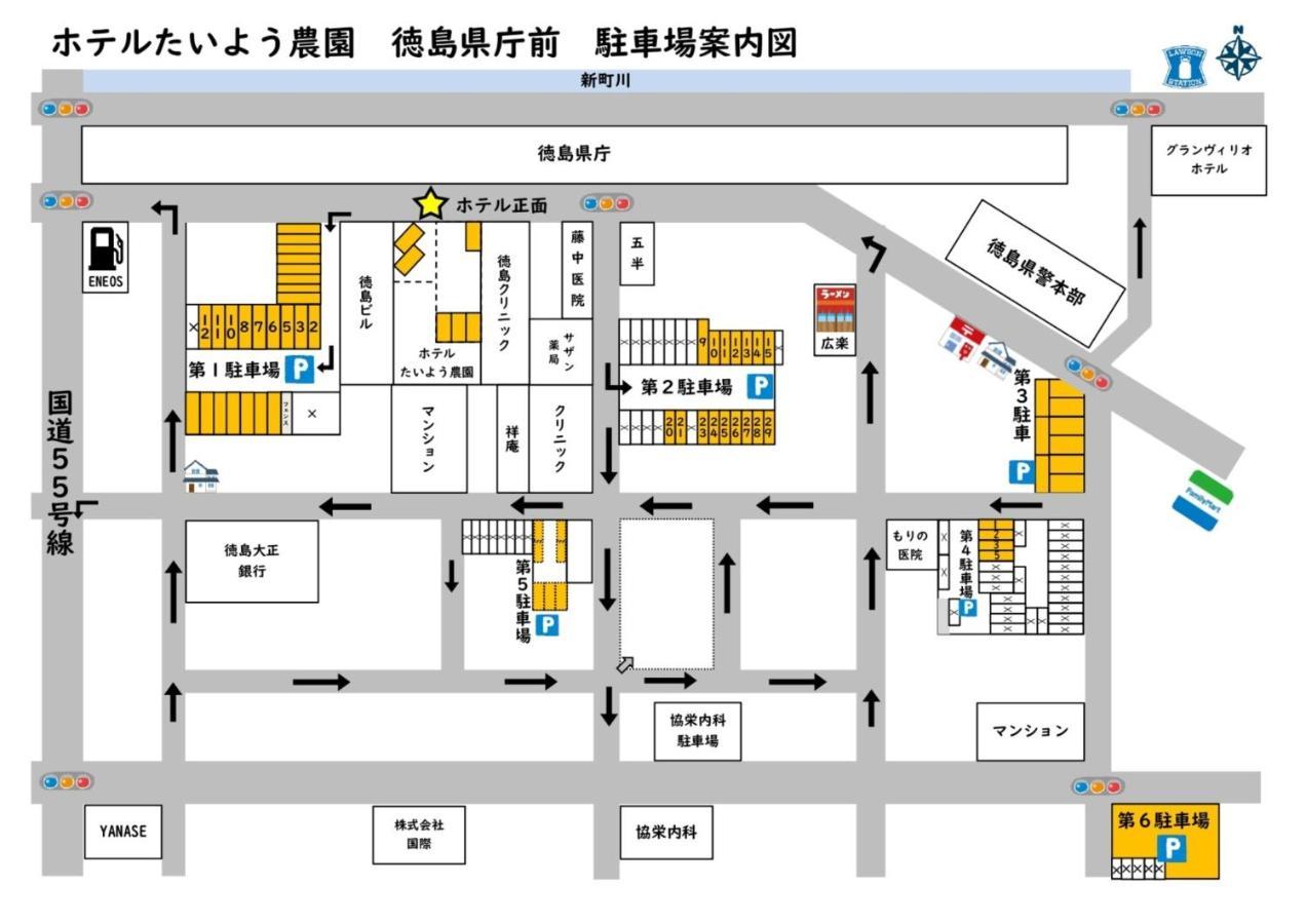 Hotel Taiyonoen Tokushima Kenchomae - Vacation Stay 26340V Buitenkant foto